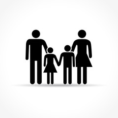 family icon on white background