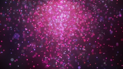 pink and purple bokeh background lighting from top 