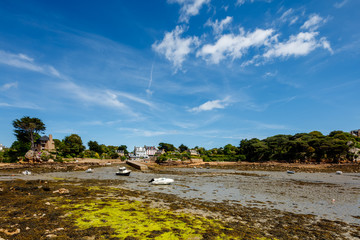 île, île-de-Bréhat, port, Bretagne, Brittany