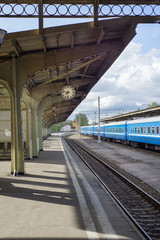 Fototapeta premium Platform of the old train station