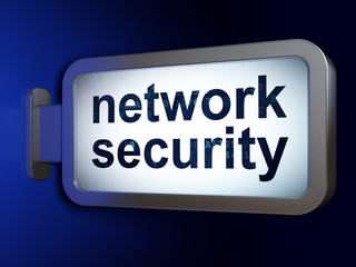 Security concept: Network Security on billboard background