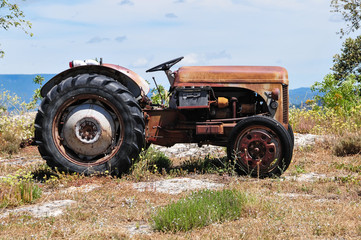 old tractor