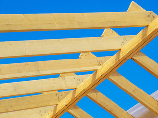 Construction of a frame house