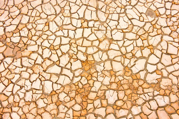 Dry soil in cracks. Concept of climate change