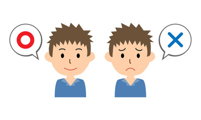 男性　ふきだし