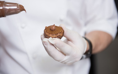 dubai, united arab emirates, 02/02/2016, Top chef cooking and catering class. Educating junior chefs how to cook, from the expertise of senior chefs working in the industry. Catering class education.