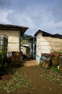 Village during elections in Equatorial Guinea