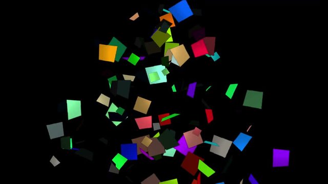 4k Falling color paper card scrap,explosion shred,weddings fireworks particles,holiday celebration celebrate,fun pollution spread background.