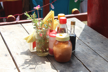India (Varkaka) / Restaurant table dressing © Brad Pict