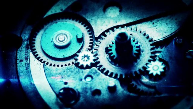 4K footage of steampunk clock work gears turning with composited CG elements. Can be scaled down to 1080p for highest possible quality and details.