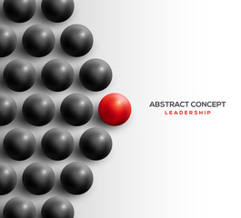 Abstract leadership concept