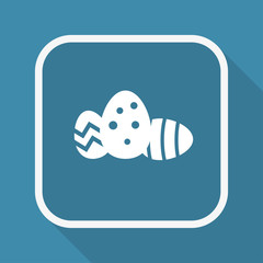 App Button mit Schatten - Ostereier