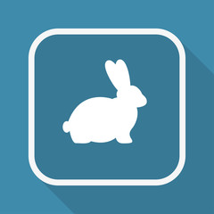 App Button mit Schatten - Osterhase