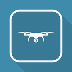App Button mit Schatten - Drohne