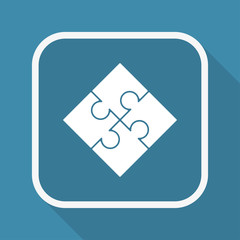 App Button mit Schatten - Puzzle
