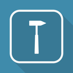 App Button mit Schatten - Hammer