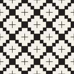 Seamless tracery pattern. Repeated lattice. Symmetric geometric abstract wallpaper. Trellis ethnic motif. Vector illustration