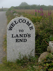 Meilenstein vor Land's End