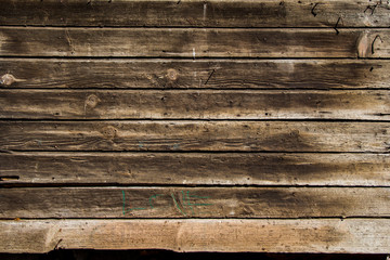 Wooden plunks as background