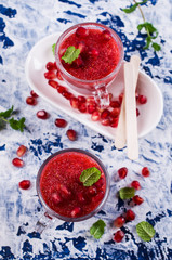 Frozen fruit popsicle