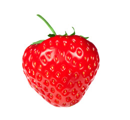 Red berry strawberry isolated