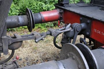 eisenbahn-kupplung und puffer