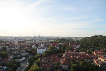 City of Vilnius (Lithuania), aerial view