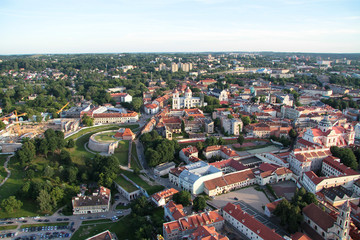 City of Vilnius (Lithuania), aerial view