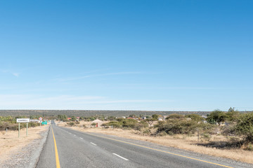 N8-road passing through Campbell in the Northern Cape Province