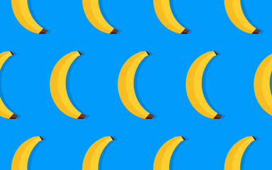 fruit pattern of yellow bananas