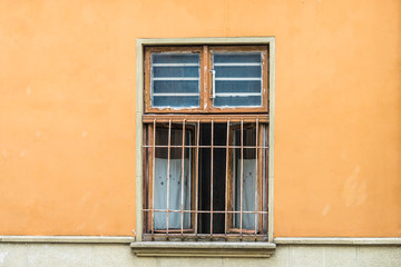 Vintage lattice window