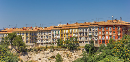 Fototapeta na wymiar Panorama of colorful houses in the historic center of Alcoy