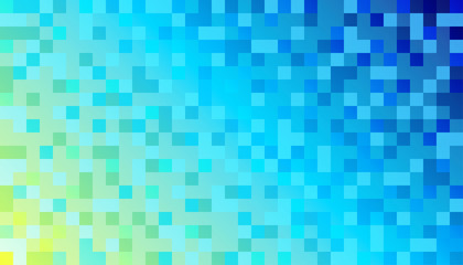 Fototapeta premium Colorful rainbow square mosaic. Template brochure and layout design.