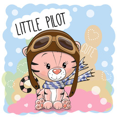 Cute cartoon Tiger
