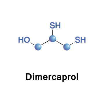Dimercaprol, also called British anti-Lewisite, is a medication used to treat acute poisoning by arsenic, mercury, gold, and lead