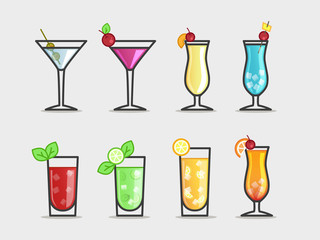 Summer cocktails for menu