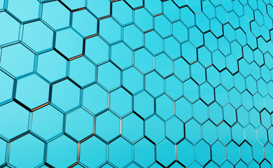 Abstract background from hexagons _1