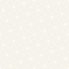 Vector seamless cross tiling pattern. Modern stylish geometric texture. Repeating mosaic abstract background