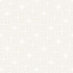 Vector seamless cross tiling pattern. Modern stylish geometric texture. Repeating mosaic abstract background