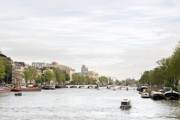 Obraz premium Canals of Amsterdam. Amsterdam is the capital and most populous city of the Netherlands