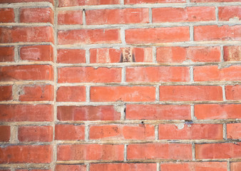 old red brick wall texture background
