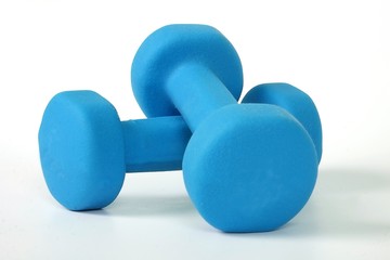 Multi-colored dumbbells for fitness