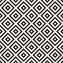 Abstract geometric pattern with stripes, lines. Seamless vector ackground. Black and white lattice texture.