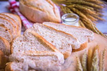 Fresh tasty bread.