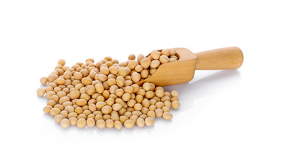 soy beaan isolate wite background