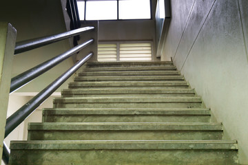 Stairs inside the office building