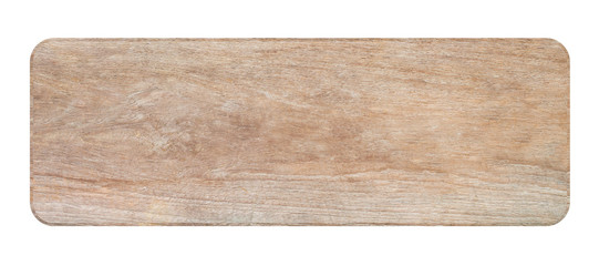 Old Wood plank isolated on white background