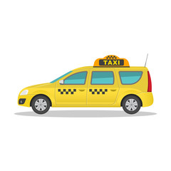 The taxi car