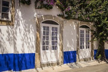 Fototapeta na wymiar Old door in medieval town of Óbidos