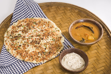 South Indian Dish Uthappams